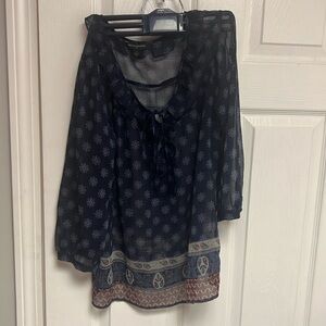 B. Banana Republic Blue Top